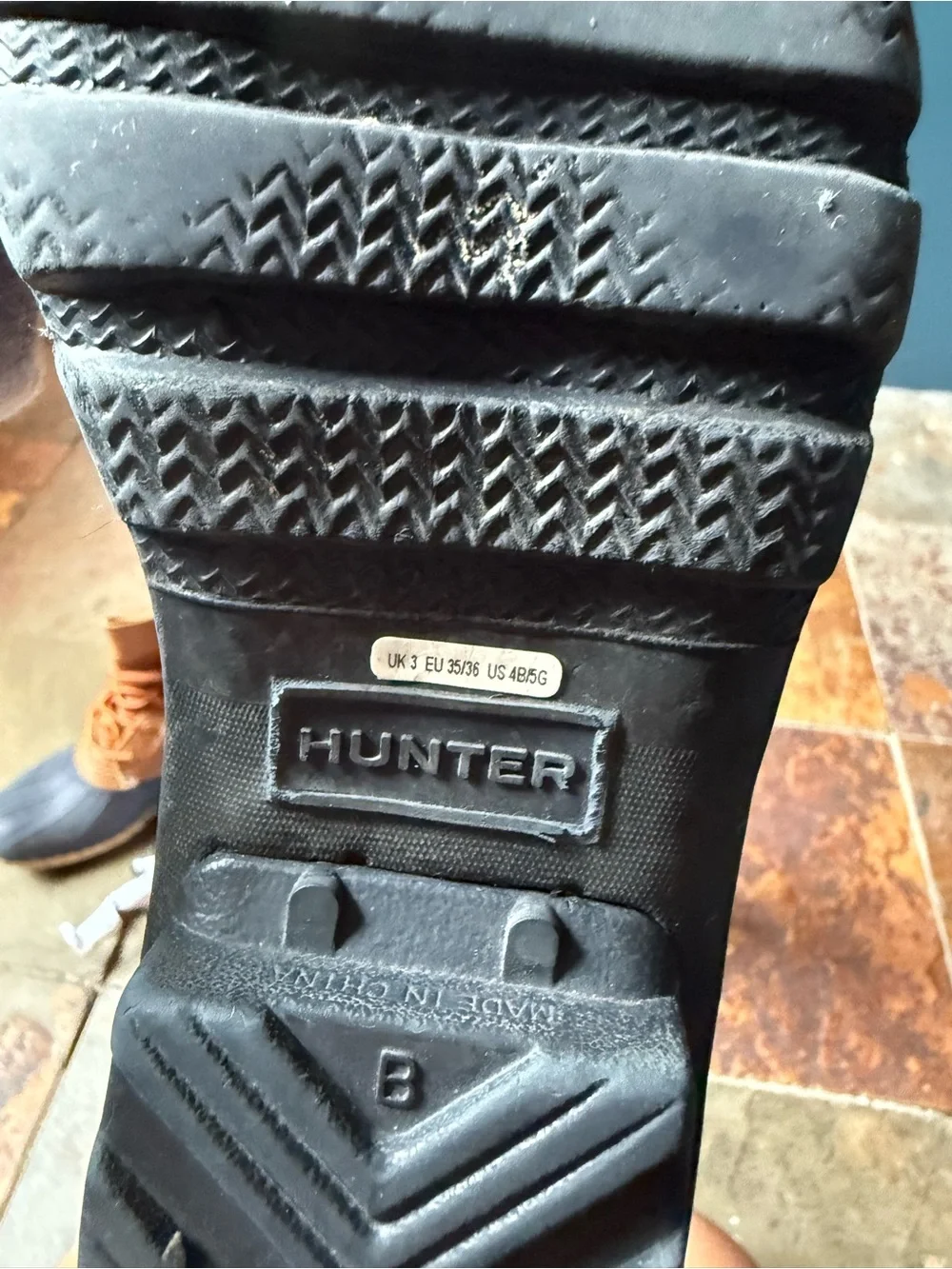 Hunter Girl’s Navy Tall Rain Boots